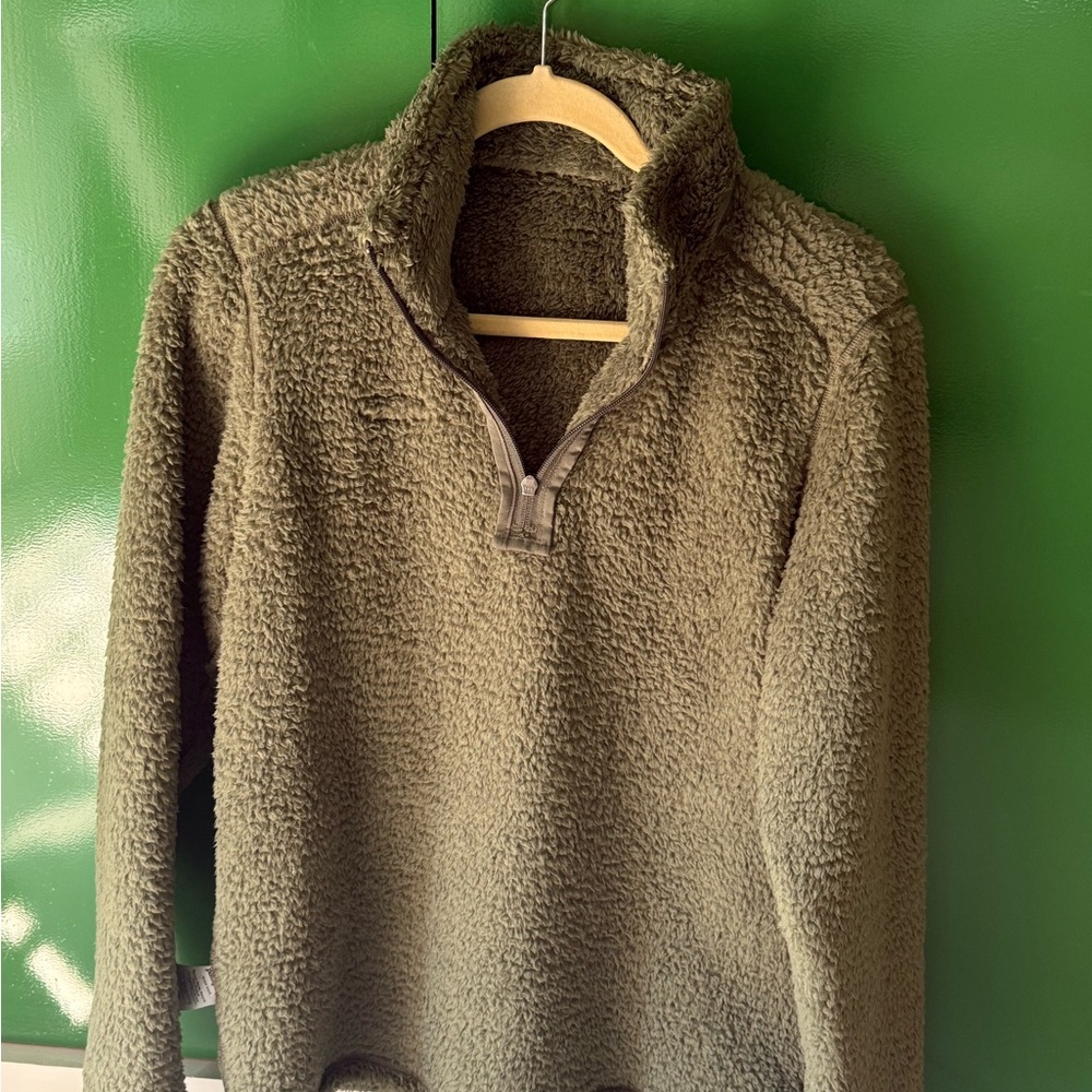 Patagonia Olive Fleece Pullover